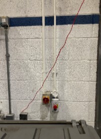 Replacement of existing roller shutter door isolators